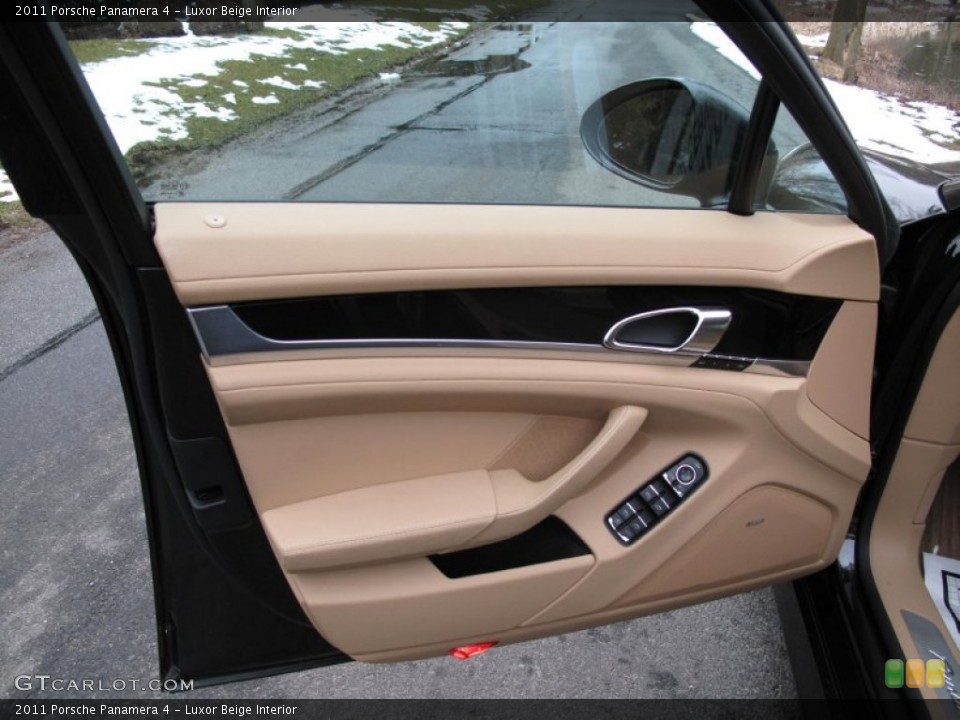 Luxor Beige Interior Door Panel for the 2011 Porsche Panamera 4 #78333495