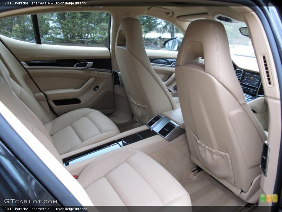 Luxor Beige Interior Rear Seat for the 2011 Porsche Panamera 4 #78333543