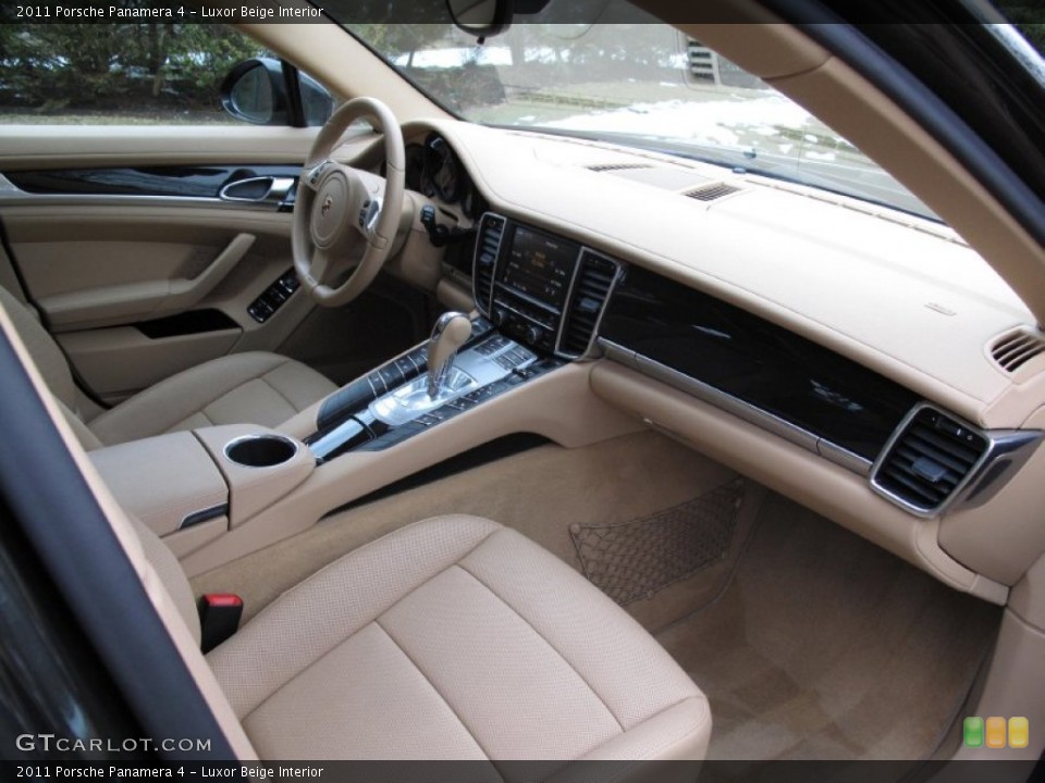 Luxor Beige Interior Front Seat for the 2011 Porsche Panamera 4 #78333556
