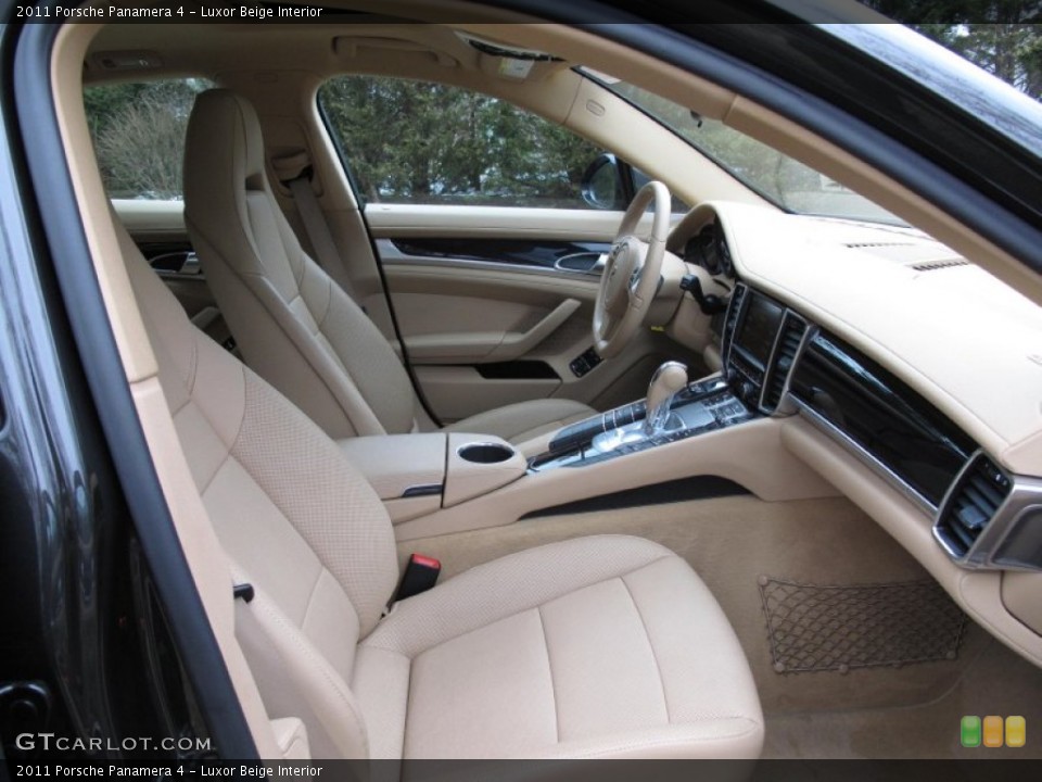 Luxor Beige Interior Front Seat for the 2011 Porsche Panamera 4 #78333576