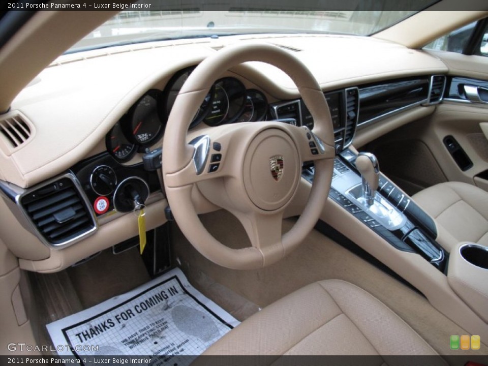 Luxor Beige Interior Prime Interior for the 2011 Porsche Panamera 4 #78333642