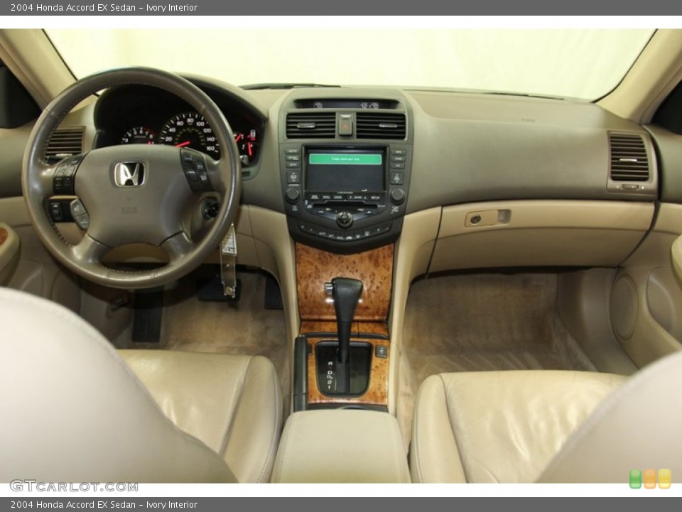 Ivory Interior Dashboard for the 2004 Honda Accord EX Sedan #78334107