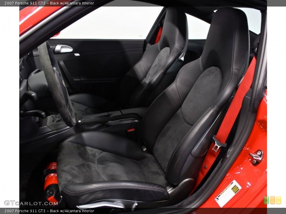 Black w/Alcantara Interior Front Seat for the 2007 Porsche 911 GT3 #78334215