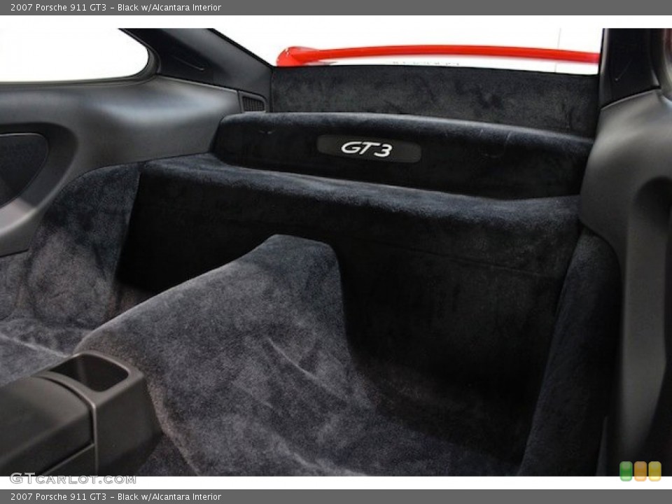 Black w/Alcantara Interior Rear Seat for the 2007 Porsche 911 GT3 #78334269