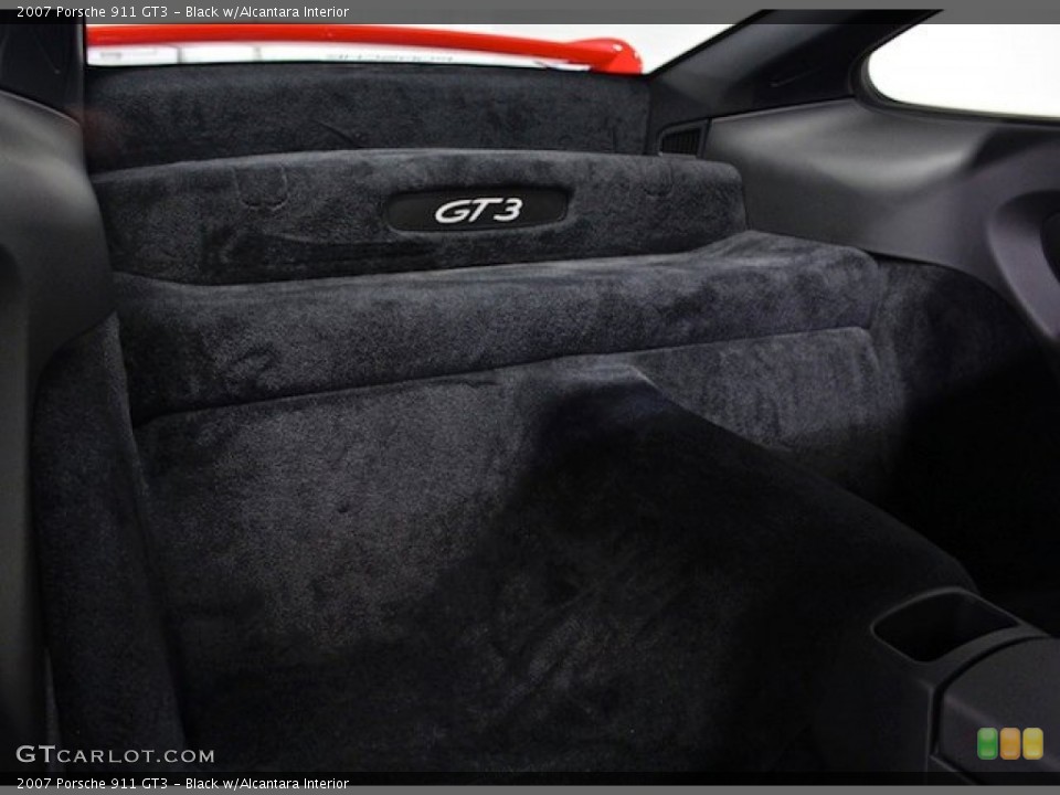 Black w/Alcantara Interior Rear Seat for the 2007 Porsche 911 GT3 #78334287