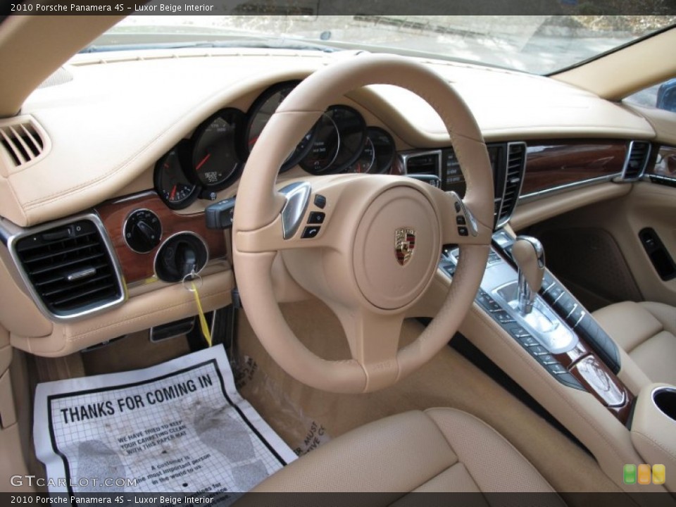 Luxor Beige 2010 Porsche Panamera Interiors