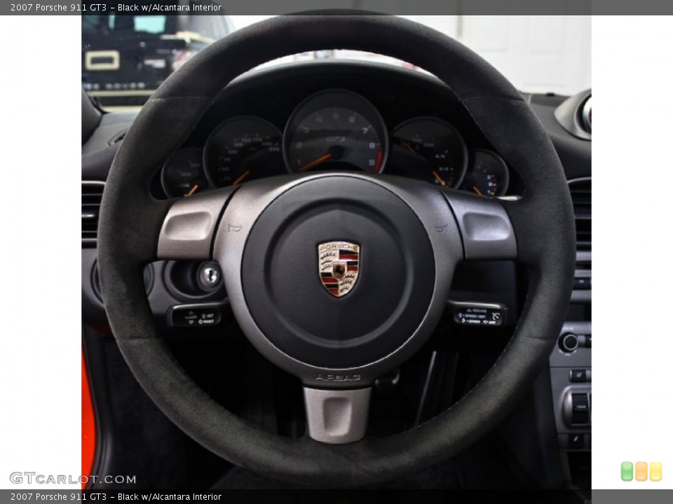 Black w/Alcantara Interior Steering Wheel for the 2007 Porsche 911 GT3 #78334419
