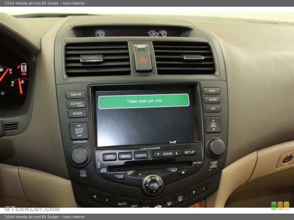 Ivory Interior Controls for the 2004 Honda Accord EX Sedan #78334455