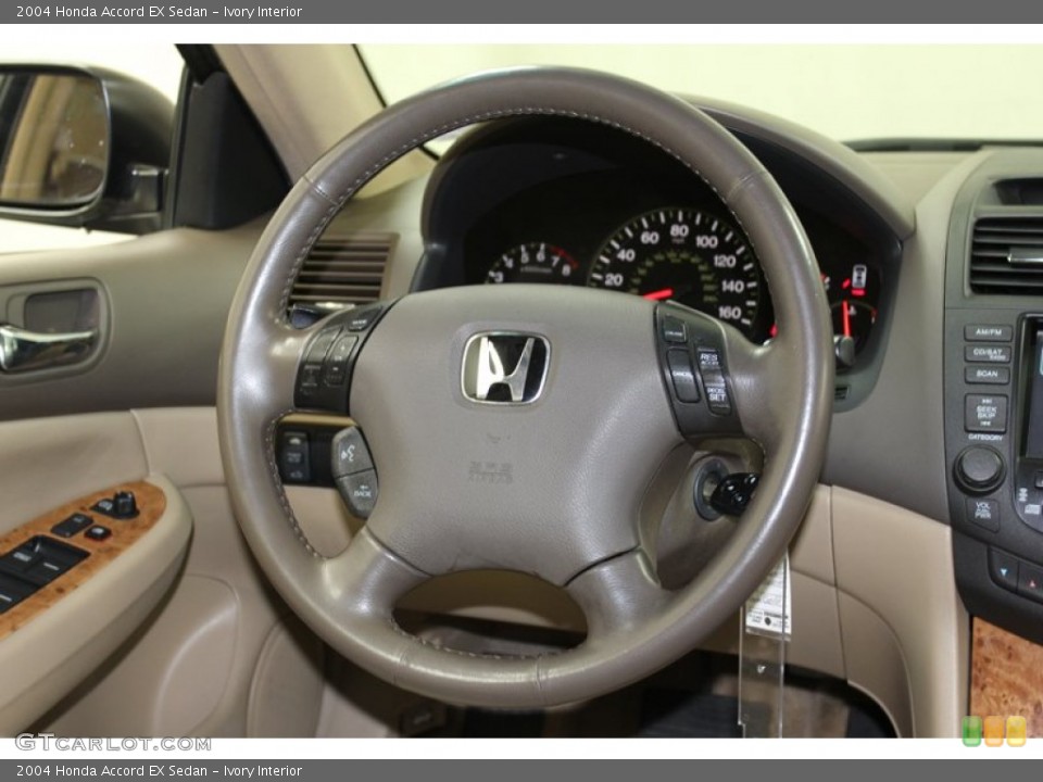 Ivory Interior Steering Wheel for the 2004 Honda Accord EX Sedan #78334662