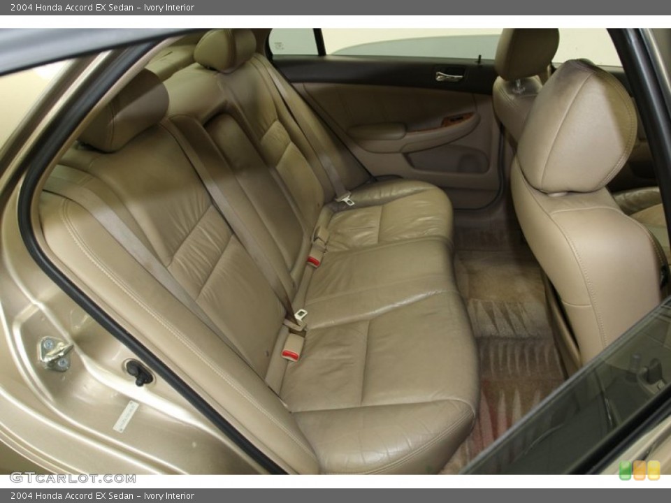 Ivory Interior Rear Seat for the 2004 Honda Accord EX Sedan #78334764