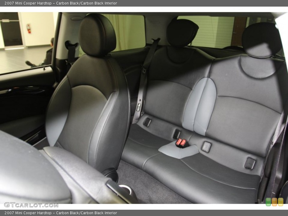 Carbon Black/Carbon Black Interior Rear Seat for the 2007 Mini Cooper Hardtop #78335161