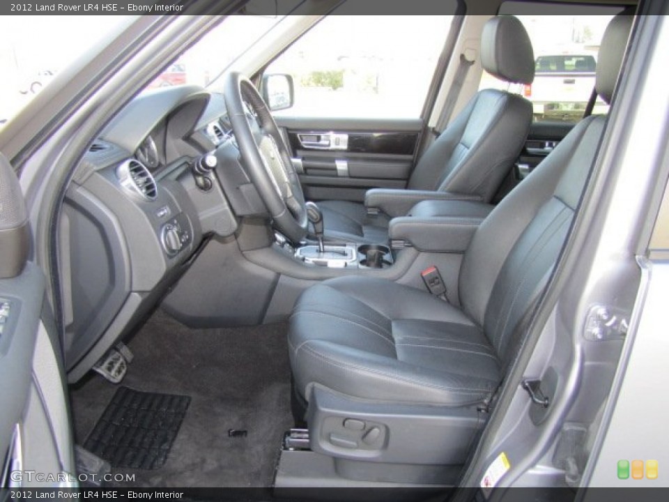 Ebony Interior Front Seat for the 2012 Land Rover LR4 HSE #78335175