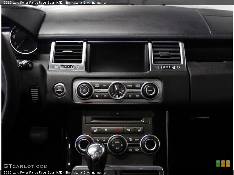 Ebony/Lunar Stitching Interior Controls for the 2010 Land Rover Range Rover Sport HSE #78335464
