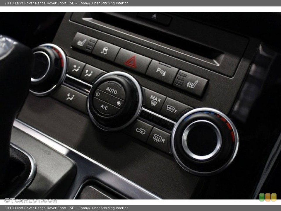 Ebony/Lunar Stitching Interior Controls for the 2010 Land Rover Range Rover Sport HSE #78335490