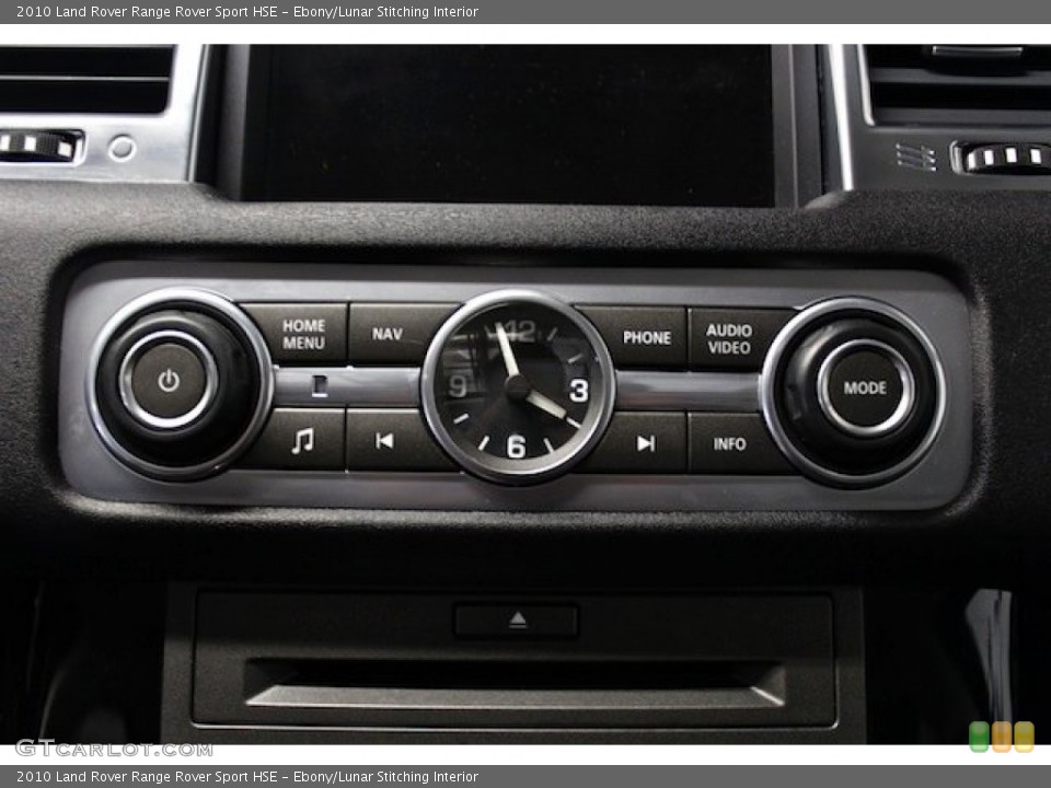 Ebony/Lunar Stitching Interior Controls for the 2010 Land Rover Range Rover Sport HSE #78335499