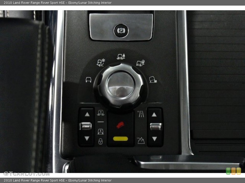 Ebony/Lunar Stitching Interior Controls for the 2010 Land Rover Range Rover Sport HSE #78335514