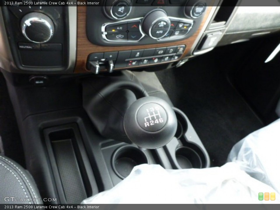 Black Interior Transmission for the 2013 Ram 2500 Laramie Crew Cab 4x4 #78335617