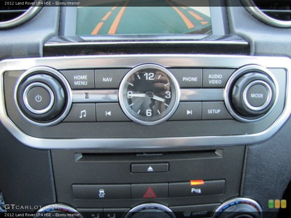 Ebony Interior Controls for the 2012 Land Rover LR4 HSE #78335684