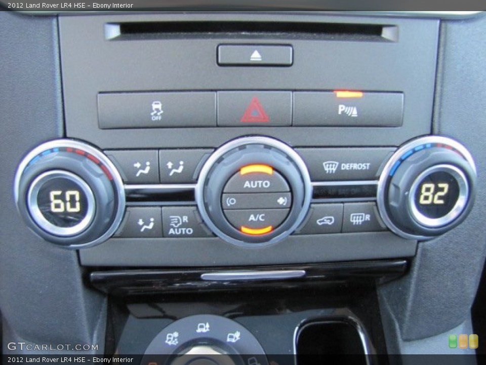 Ebony Interior Controls for the 2012 Land Rover LR4 HSE #78335702