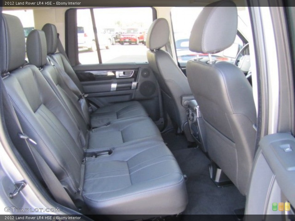 Ebony Interior Rear Seat for the 2012 Land Rover LR4 HSE #78335751
