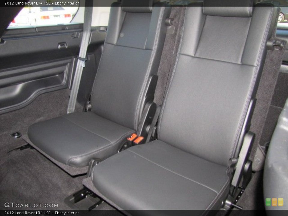 Ebony Interior Rear Seat for the 2012 Land Rover LR4 HSE #78335853