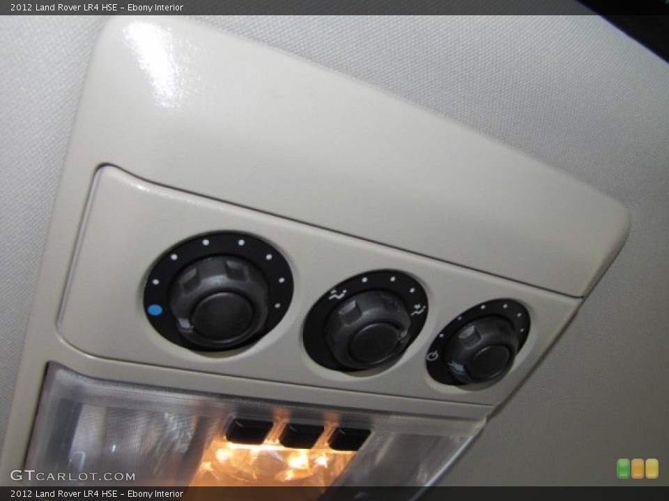 Ebony Interior Controls for the 2012 Land Rover LR4 HSE #78335895