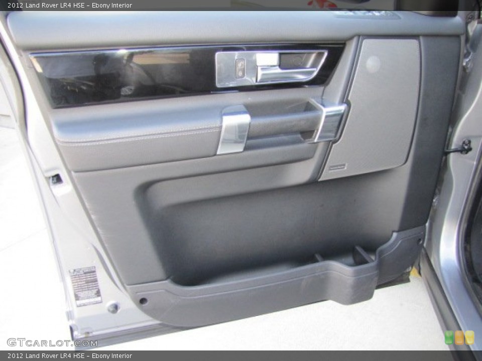 Ebony Interior Door Panel for the 2012 Land Rover LR4 HSE #78336102