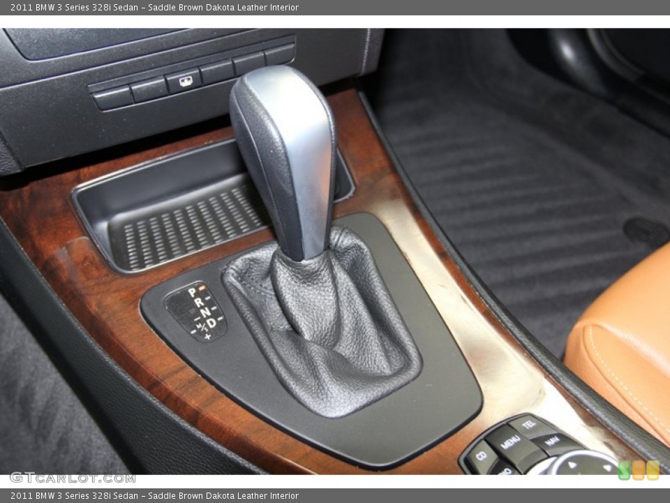 Saddle Brown Dakota Leather Interior Transmission for the 2011 BMW 3 Series 328i Sedan #78336162