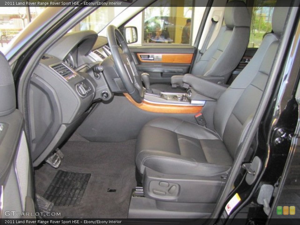 Ebony/Ebony Interior Front Seat for the 2011 Land Rover Range Rover Sport HSE #78336528