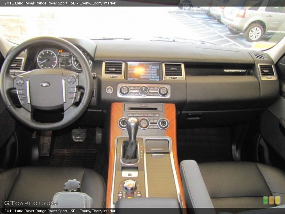 Ebony/Ebony Interior Dashboard for the 2011 Land Rover Range Rover Sport HSE #78336547