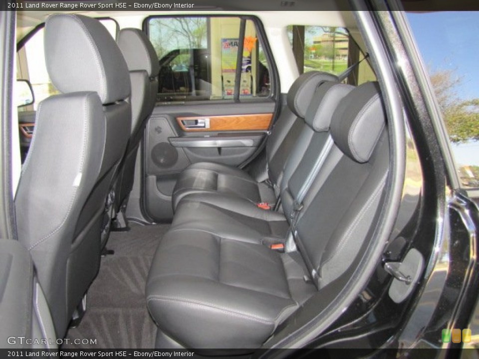 Ebony/Ebony Interior Rear Seat for the 2011 Land Rover Range Rover Sport HSE #78336570