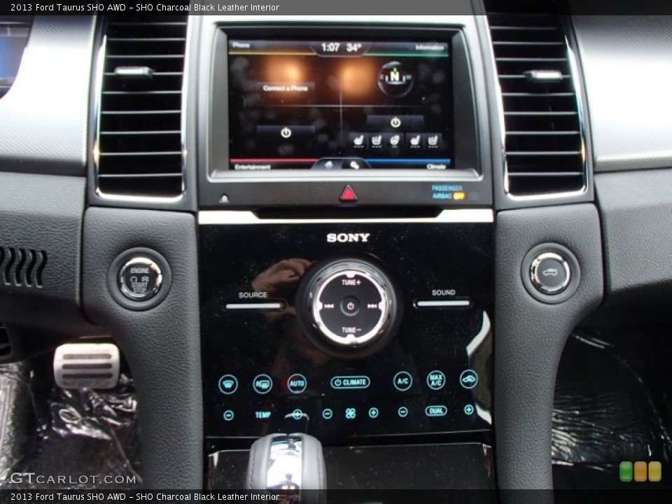 SHO Charcoal Black Leather Interior Controls for the 2013 Ford Taurus SHO AWD #78336627