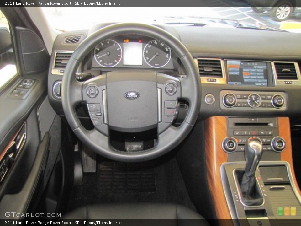 Ebony/Ebony Interior Dashboard for the 2011 Land Rover Range Rover Sport HSE #78336704
