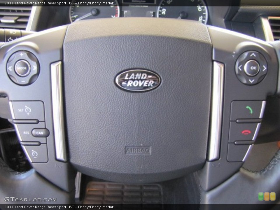 Ebony/Ebony Interior Controls for the 2011 Land Rover Range Rover Sport HSE #78336724