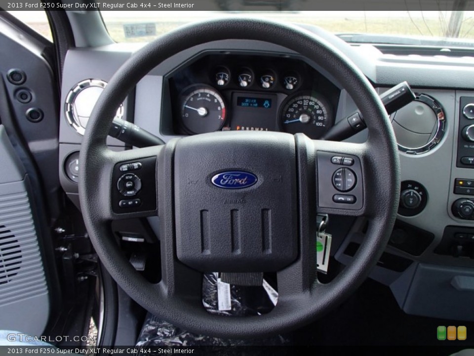 Steel Interior Steering Wheel for the 2013 Ford F250 Super Duty XLT Regular Cab 4x4 #78337134