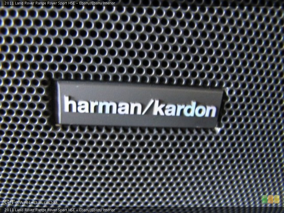 Ebony/Ebony Interior Audio System for the 2011 Land Rover Range Rover Sport HSE #78337205