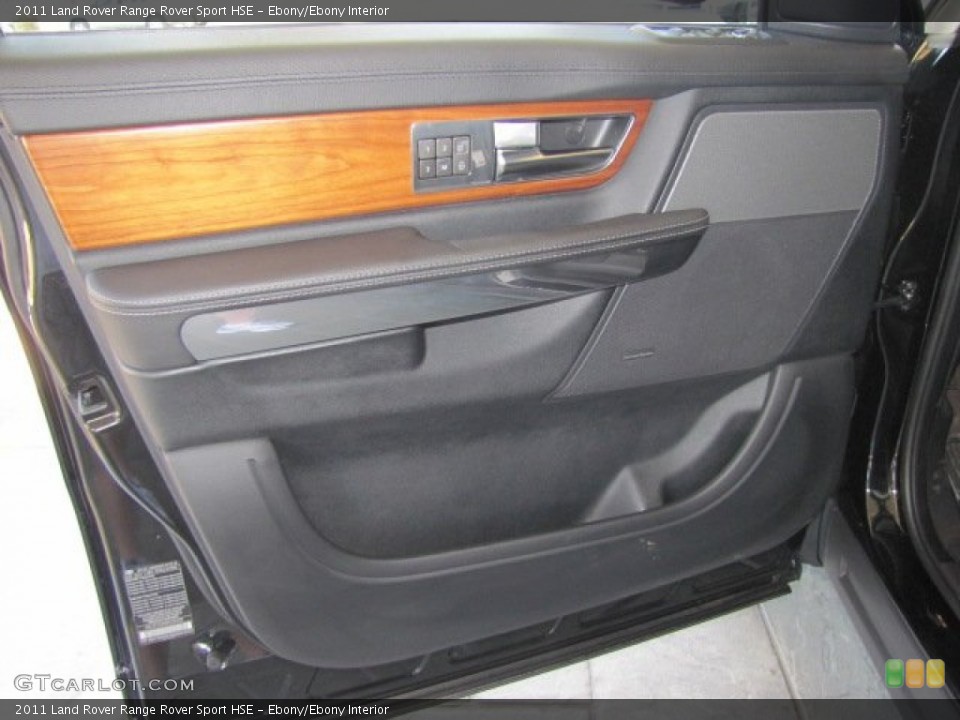 Ebony/Ebony Interior Door Panel for the 2011 Land Rover Range Rover Sport HSE #78337289