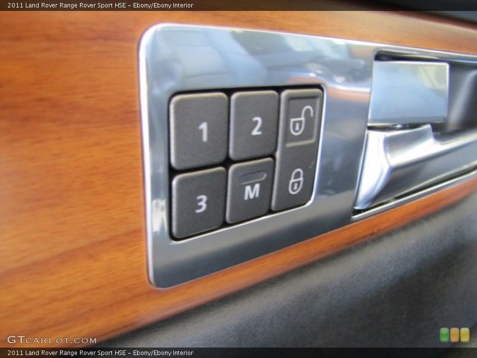 Ebony/Ebony Interior Controls for the 2011 Land Rover Range Rover Sport HSE #78337315