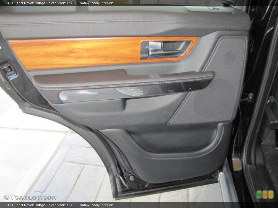 Ebony/Ebony Interior Door Panel for the 2011 Land Rover Range Rover Sport HSE #78337341