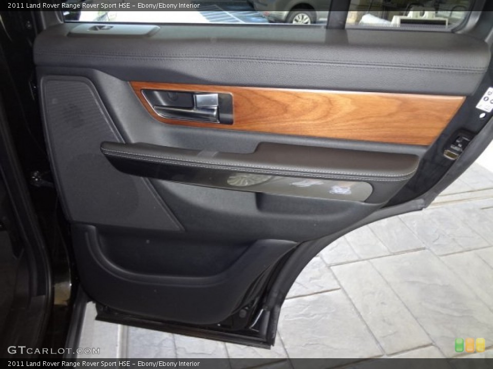 Ebony/Ebony Interior Door Panel for the 2011 Land Rover Range Rover Sport HSE #78337349