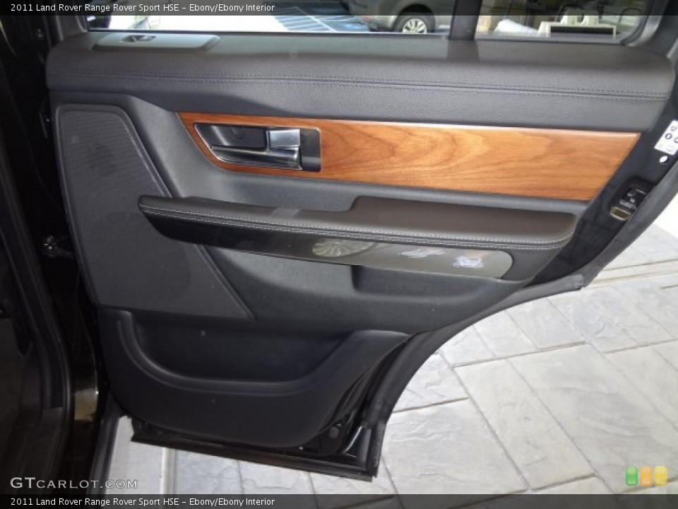 Ebony/Ebony Interior Door Panel for the 2011 Land Rover Range Rover Sport HSE #78337349