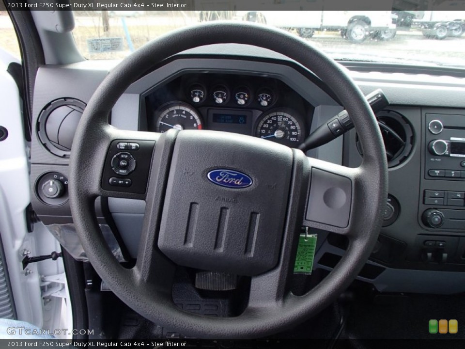 Steel Interior Steering Wheel for the 2013 Ford F250 Super Duty XL Regular Cab 4x4 #78337588