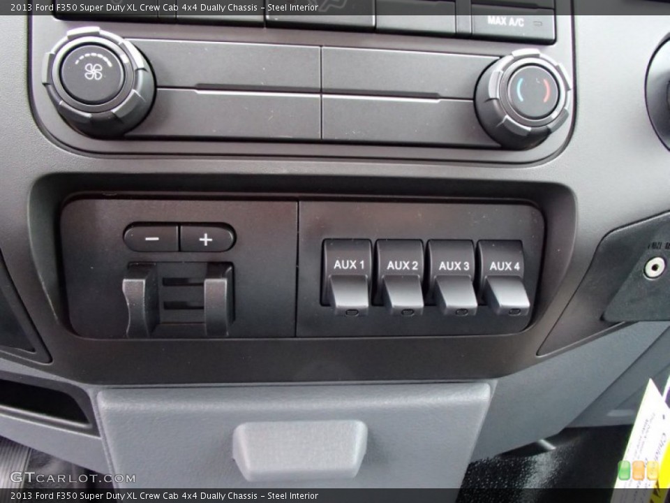 Steel Interior Controls for the 2013 Ford F350 Super Duty XL Crew Cab 4x4 Dually Chassis #78337923