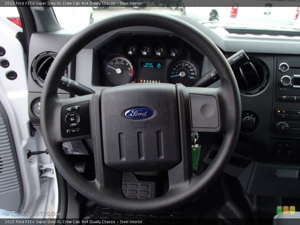 Steel Interior Steering Wheel for the 2013 Ford F350 Super Duty XL Crew Cab 4x4 Dually Chassis #78337945