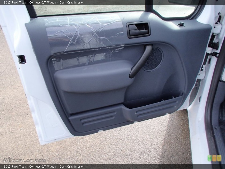 Dark Gray Interior Door Panel for the 2013 Ford Transit Connect XLT Wagon #78338177