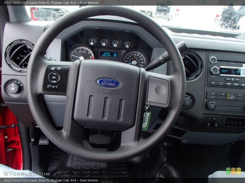 Steel Interior Steering Wheel for the 2013 Ford F250 Super Duty XL Regular Cab 4x4 #78338748