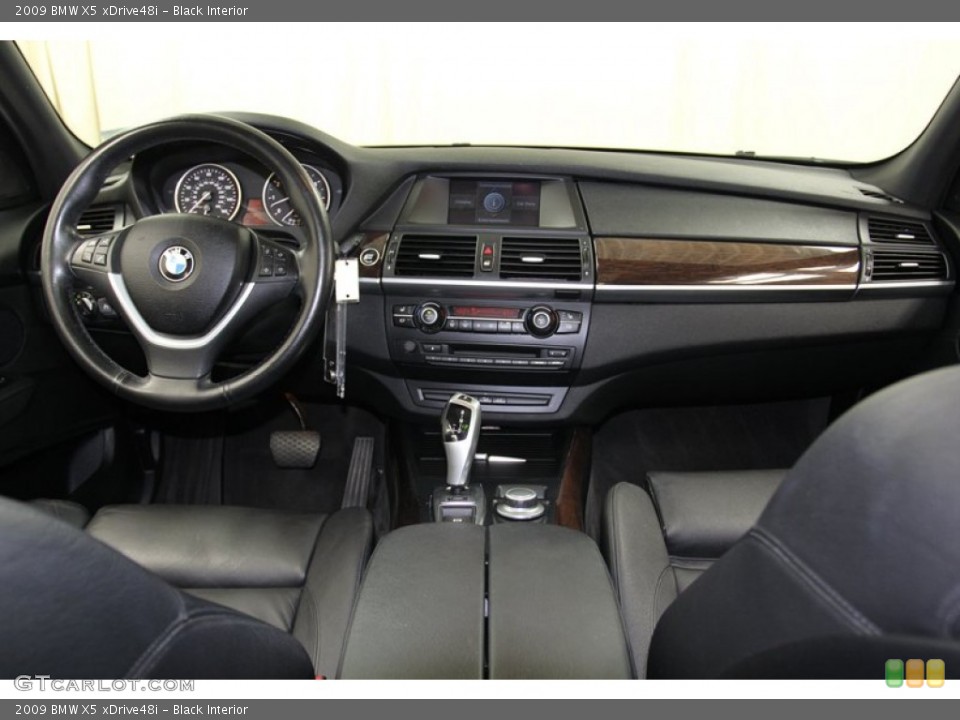 Black Interior Dashboard for the 2009 BMW X5 xDrive48i #78338878