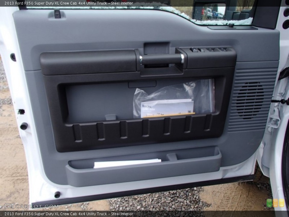 Steel Interior Door Panel for the 2013 Ford F350 Super Duty XL Crew Cab 4x4 Utility Truck #78339020