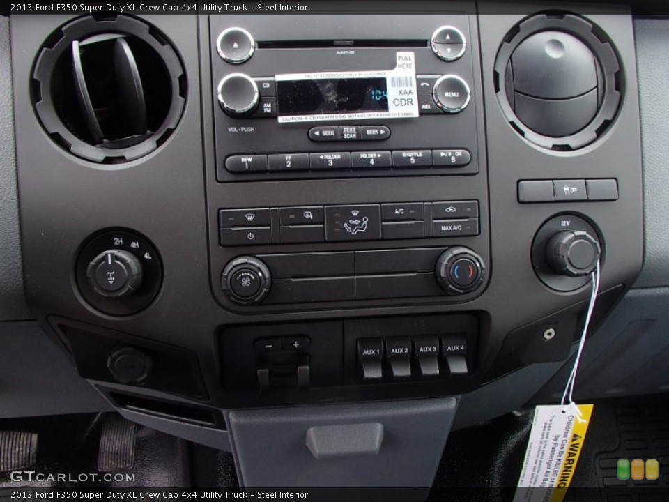 Steel Interior Controls for the 2013 Ford F350 Super Duty XL Crew Cab 4x4 Utility Truck #78339081