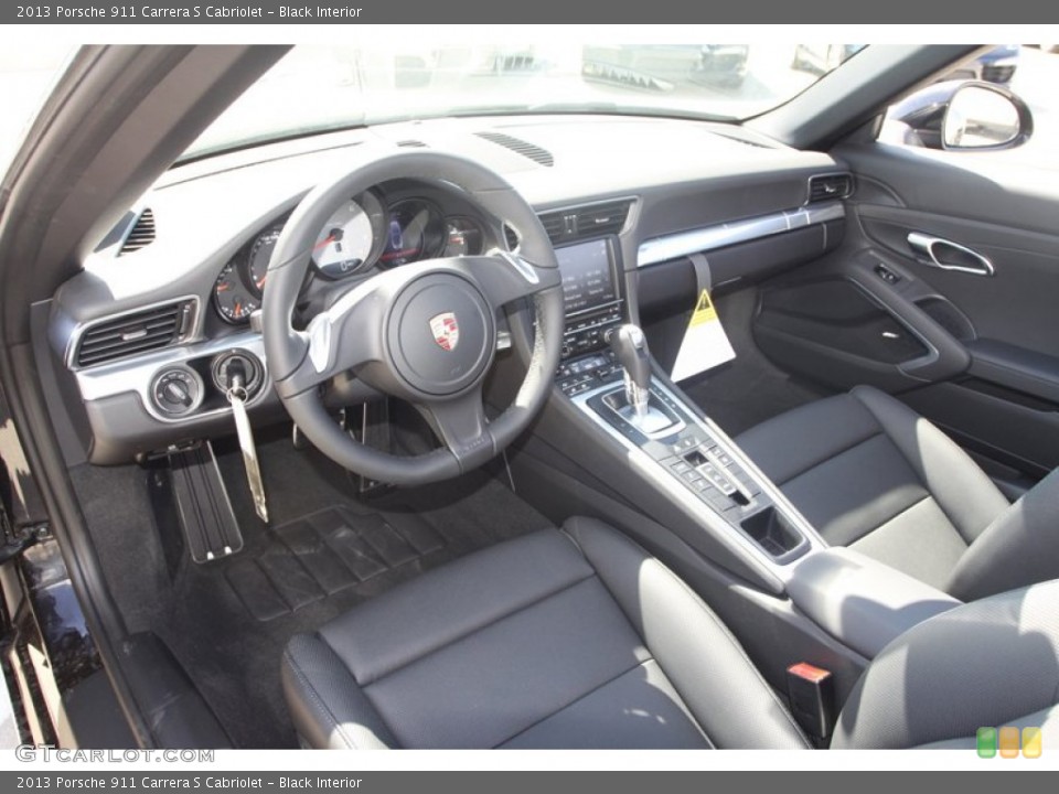 Black Interior Photo for the 2013 Porsche 911 Carrera S Cabriolet #78339114